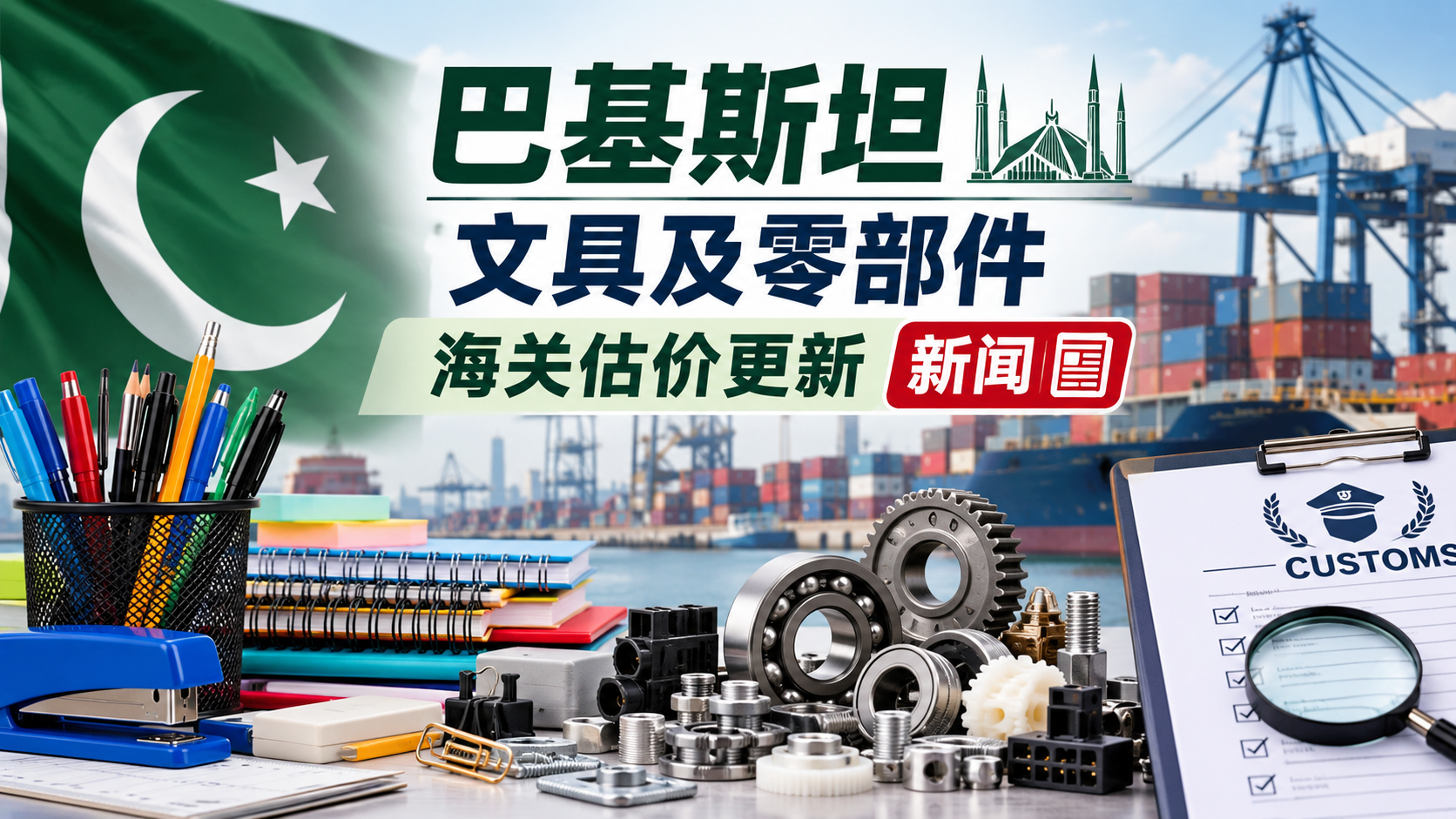Pakistan updates customs valuations for stationery and components